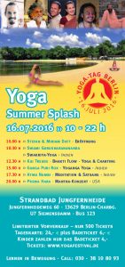 Flyer Yoga-Tag Berlin