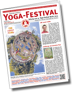 Deckblatt der Yogafestival-Zeitung 2013